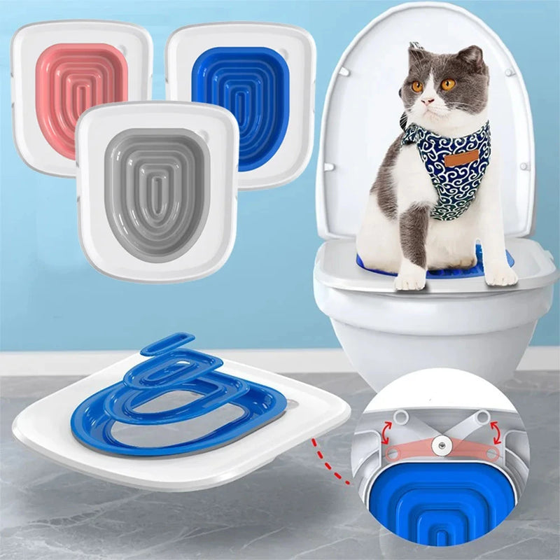 Kit di Addestramento per la Toilette dei Gatti